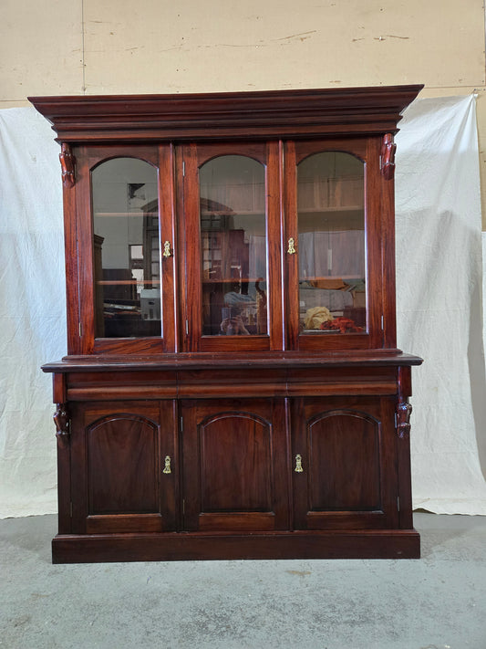 Early century LPH mahogany hutch