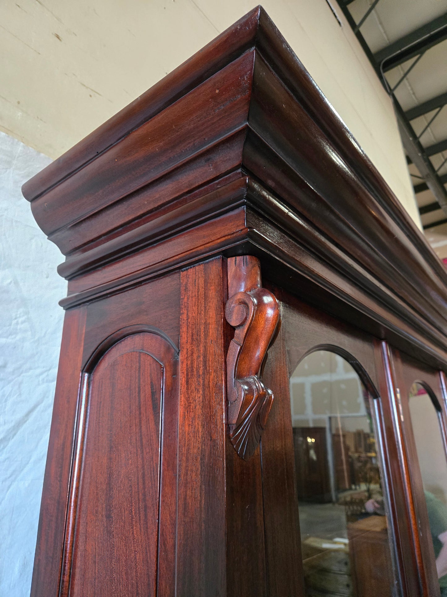 Early century LPH mahogany hutch