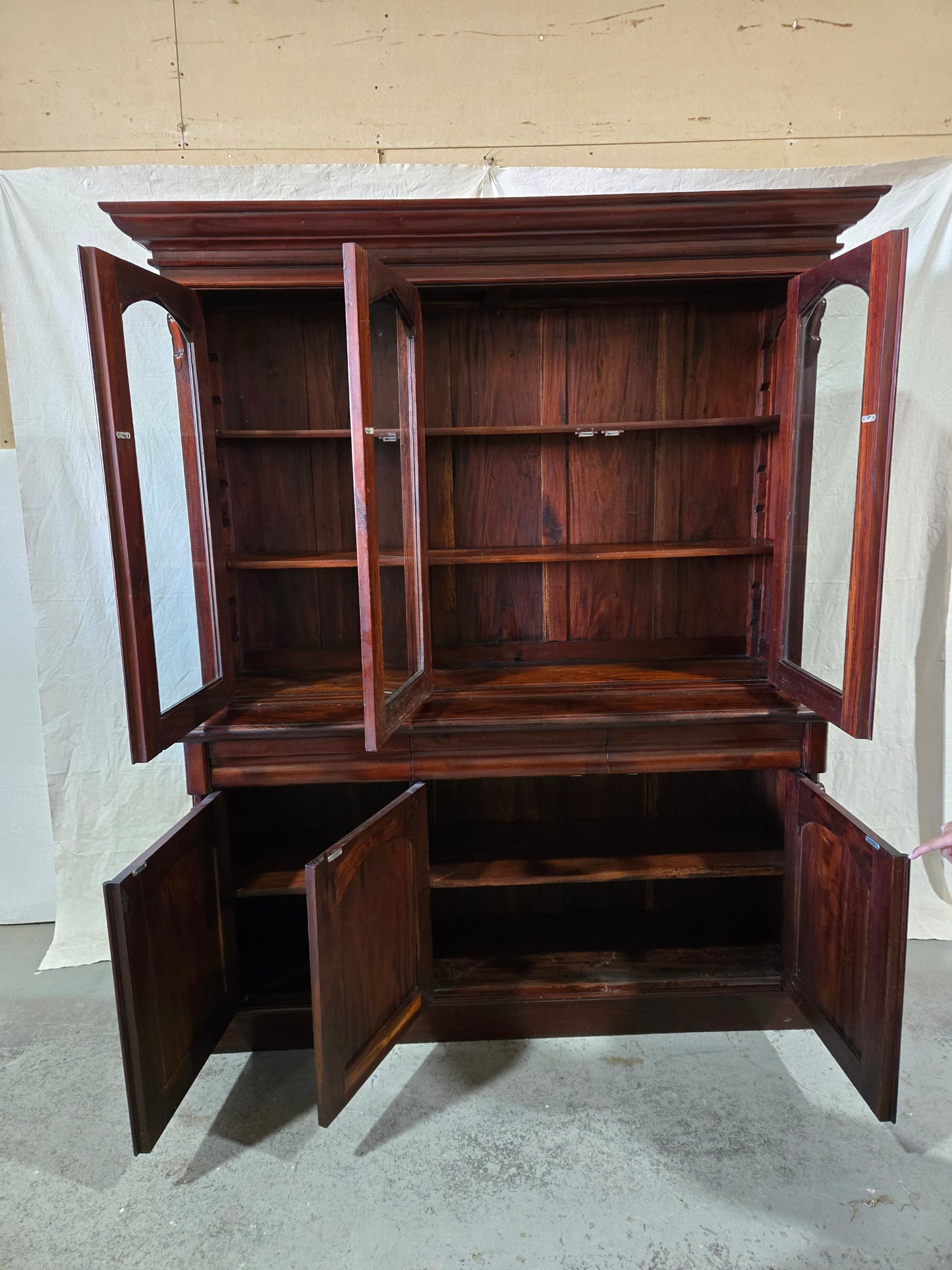 Early century LPH mahogany hutch