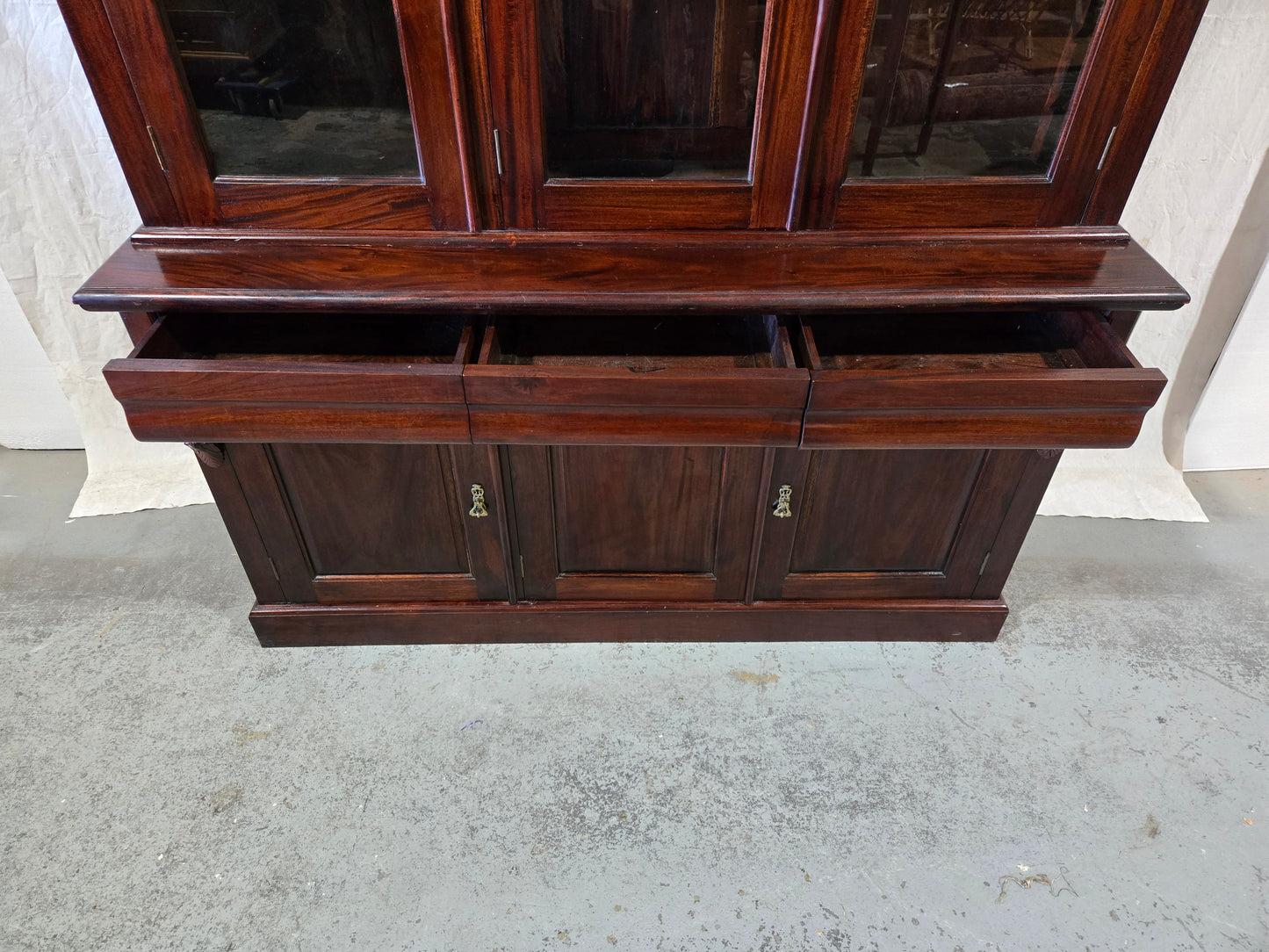 Early century LPH mahogany hutch