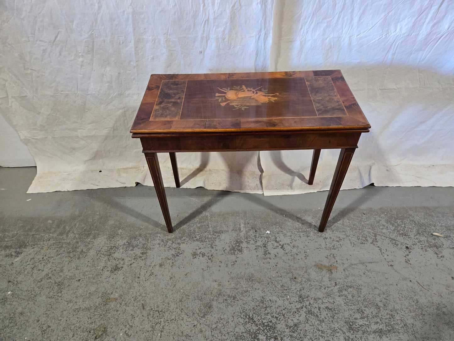 Late century French directoire gaming table