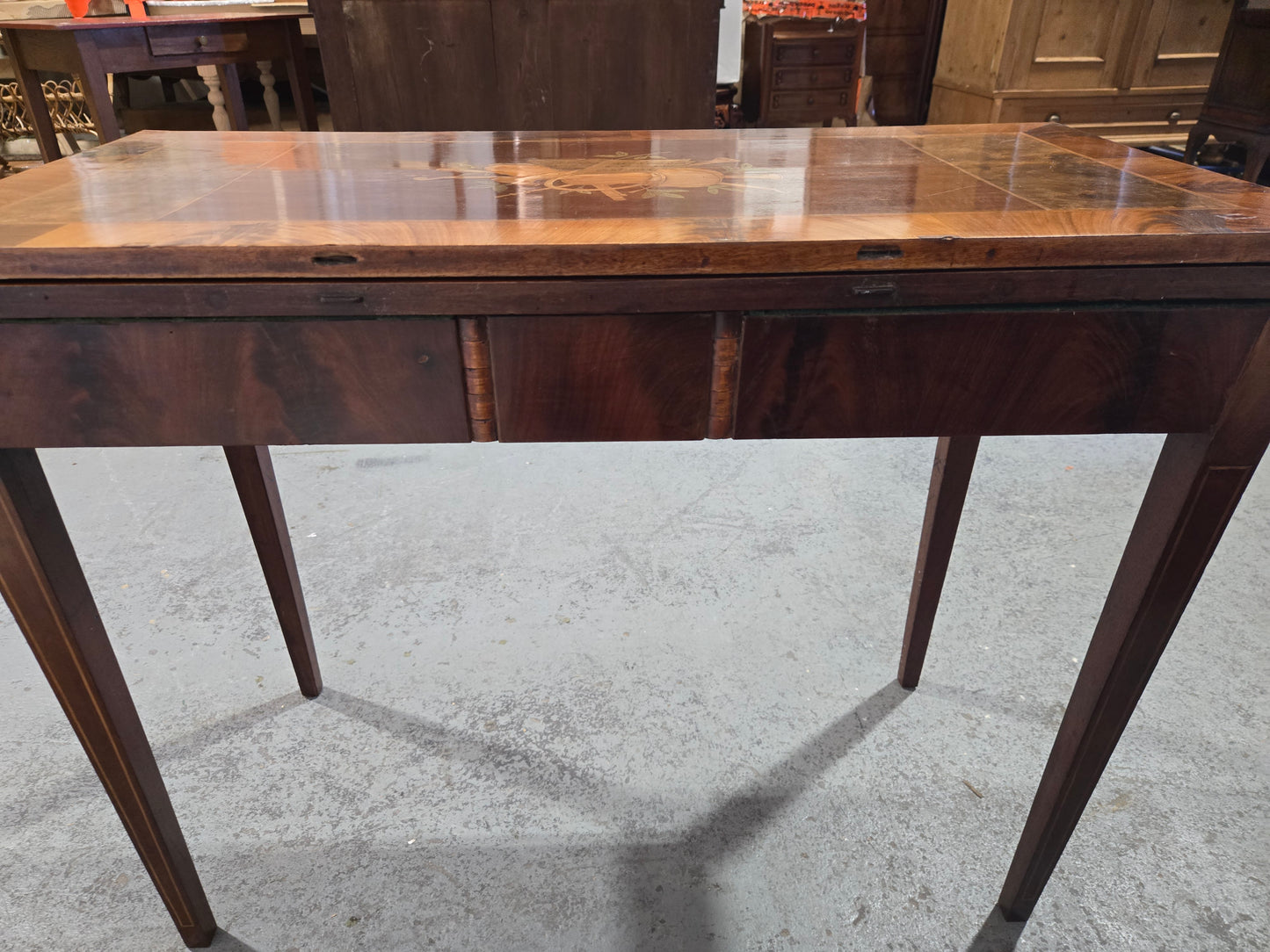 Late century French directoire gaming table