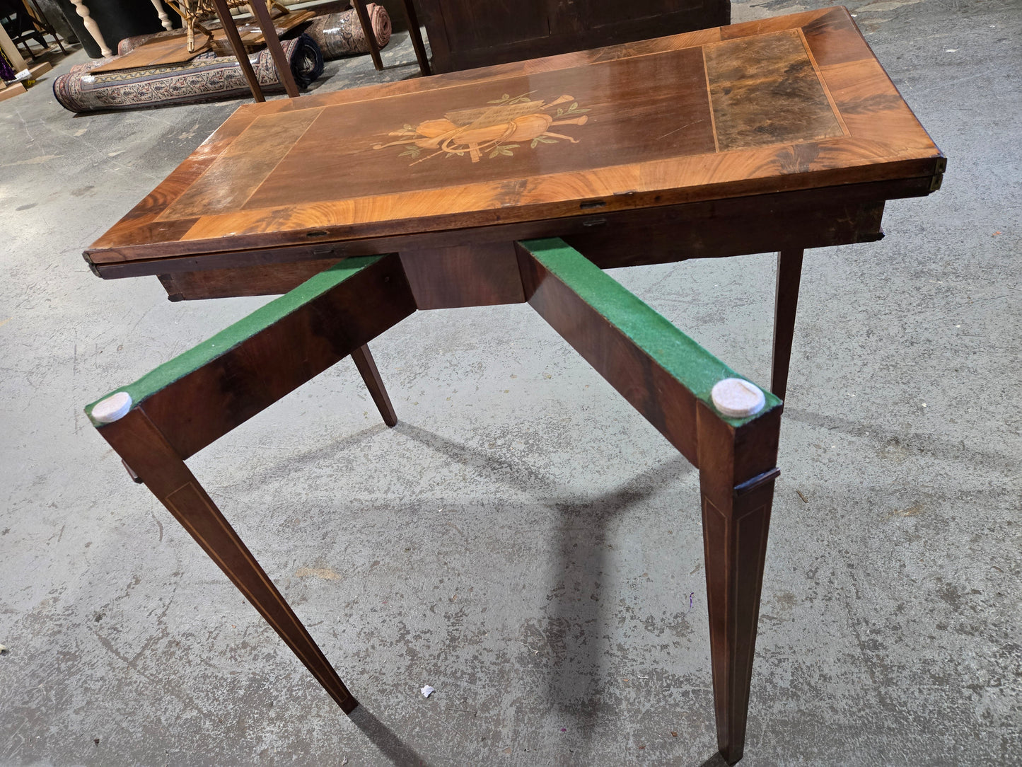 Late century French directoire gaming table