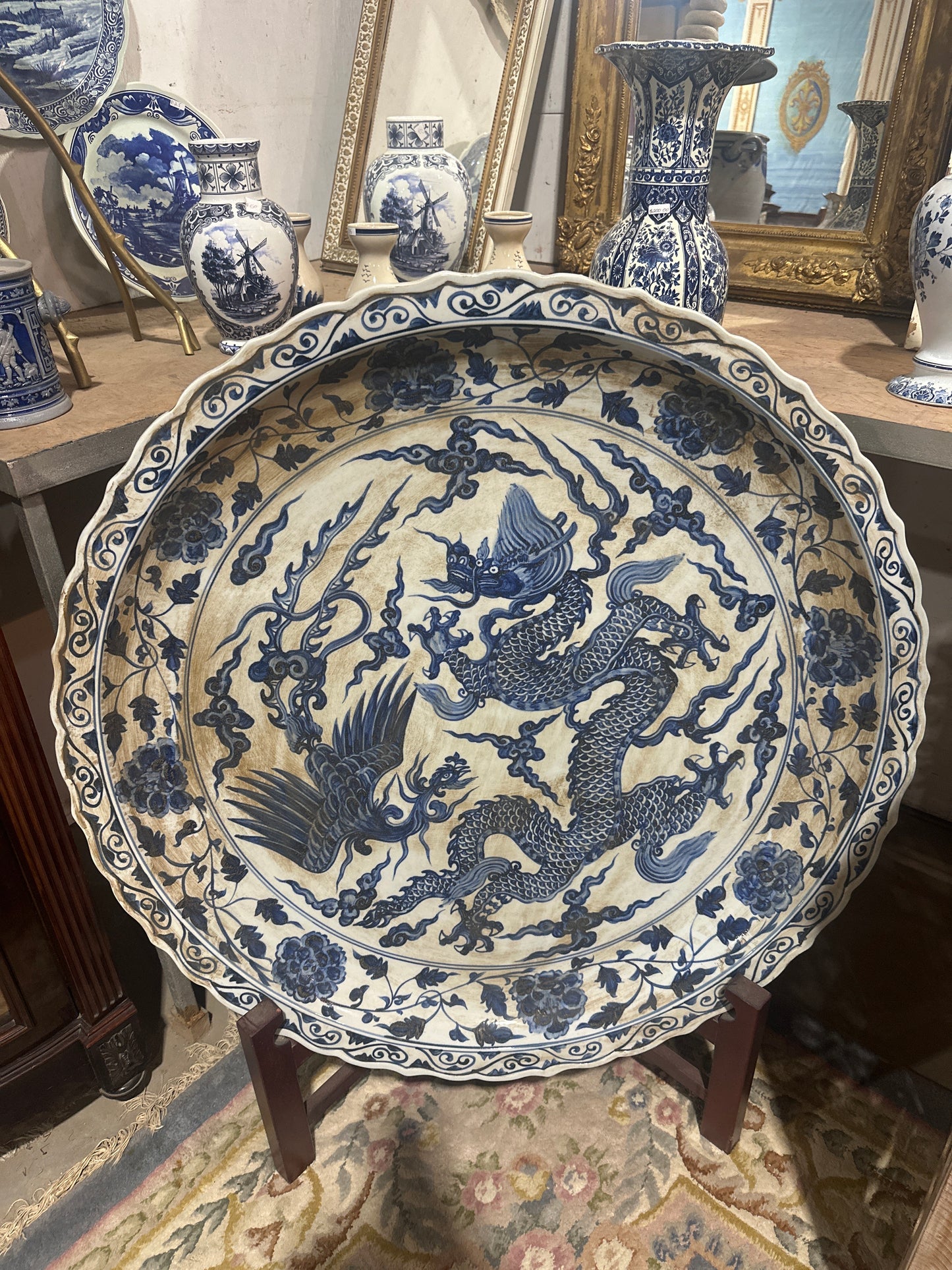 Ming Dynasty Fenghuang Charger plate