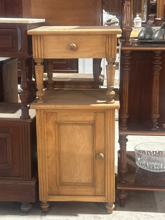 German pine two tier table
