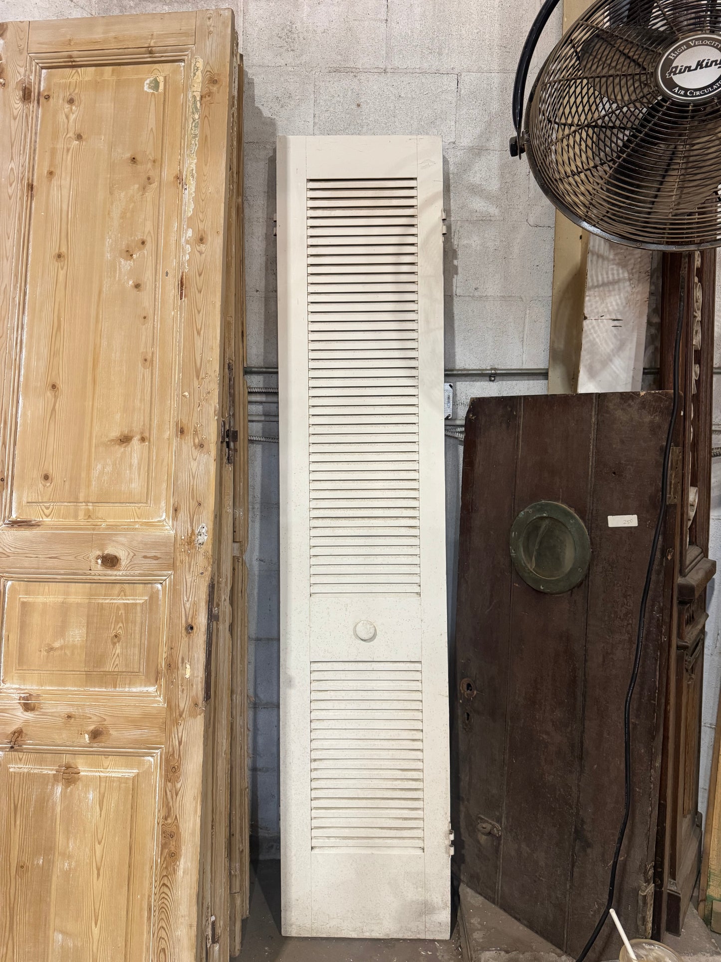 Pair of Tall Louvered Interior Doors - Fully Functional