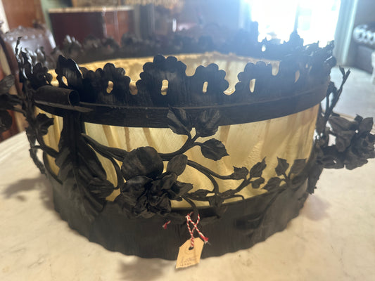 French Revival Wrought Iron Chandelier