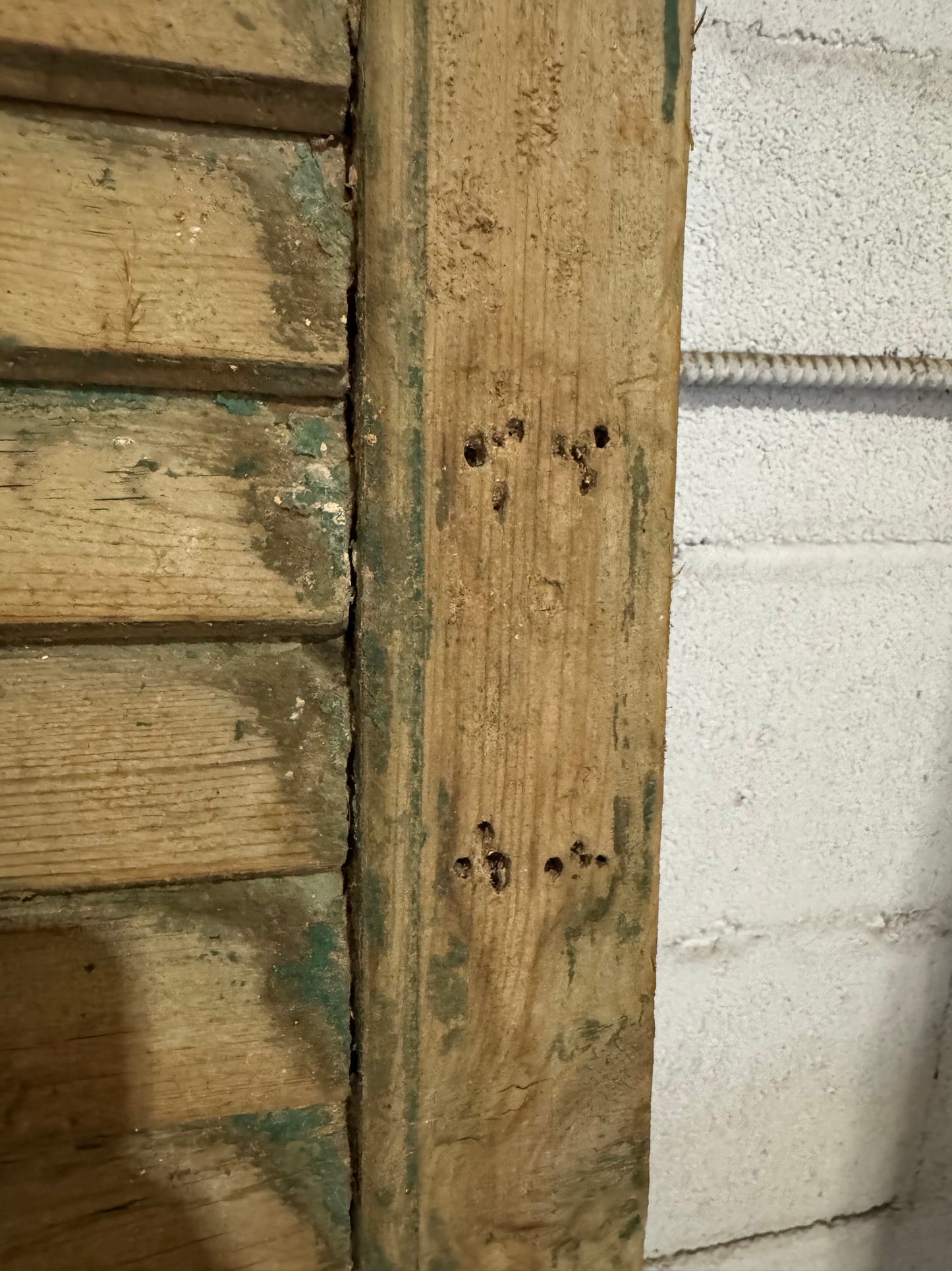 Antique Louvered Shutter Doors
