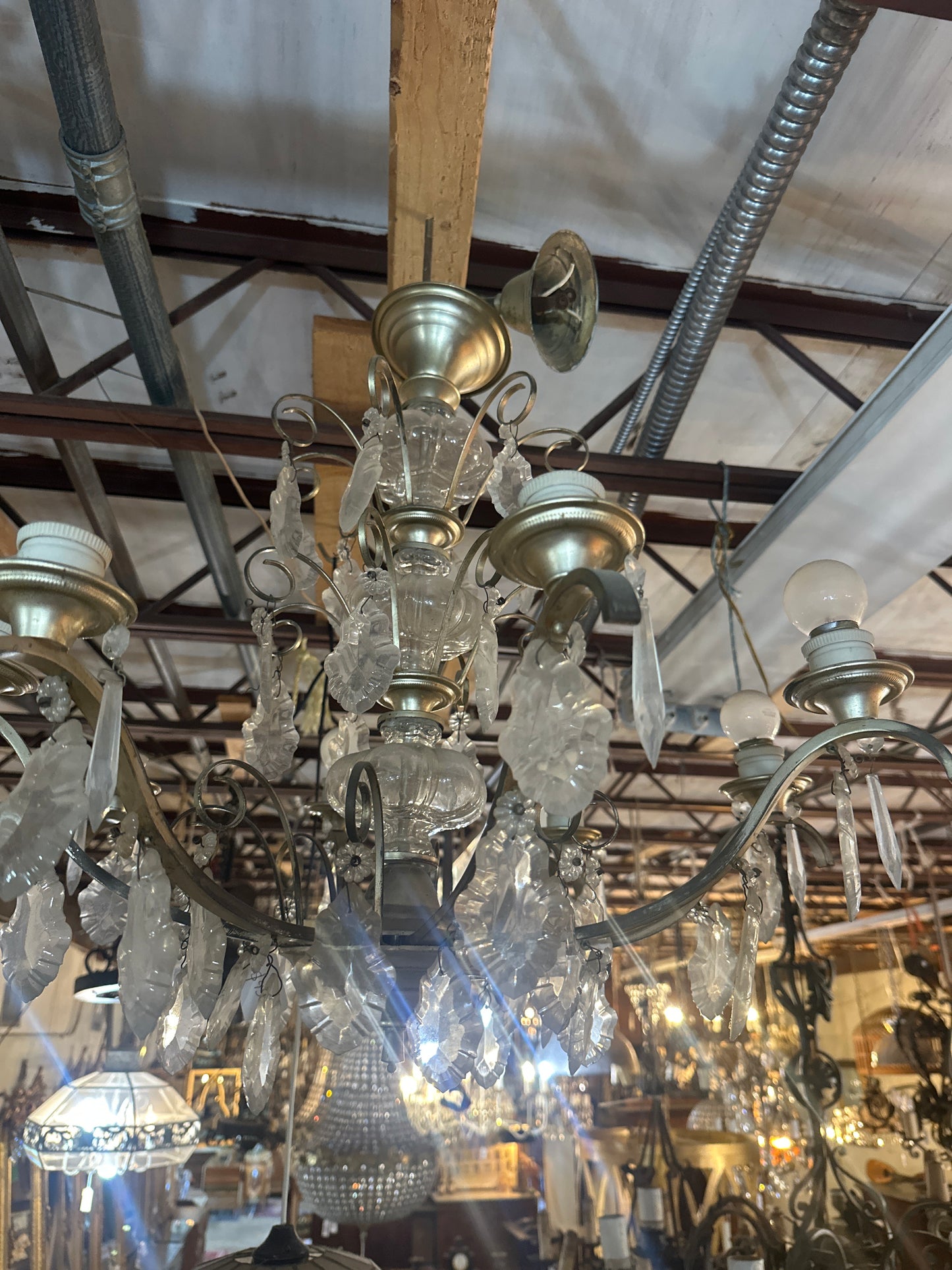 Vintage Maria Theresa Style Chandelier