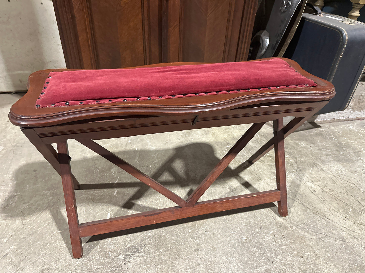 Antique Piano Bench