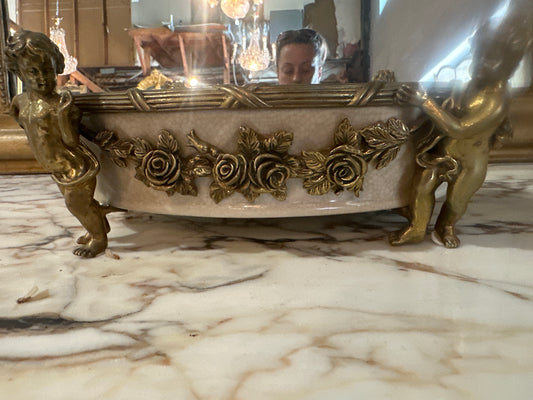 Baroque style candy bowl