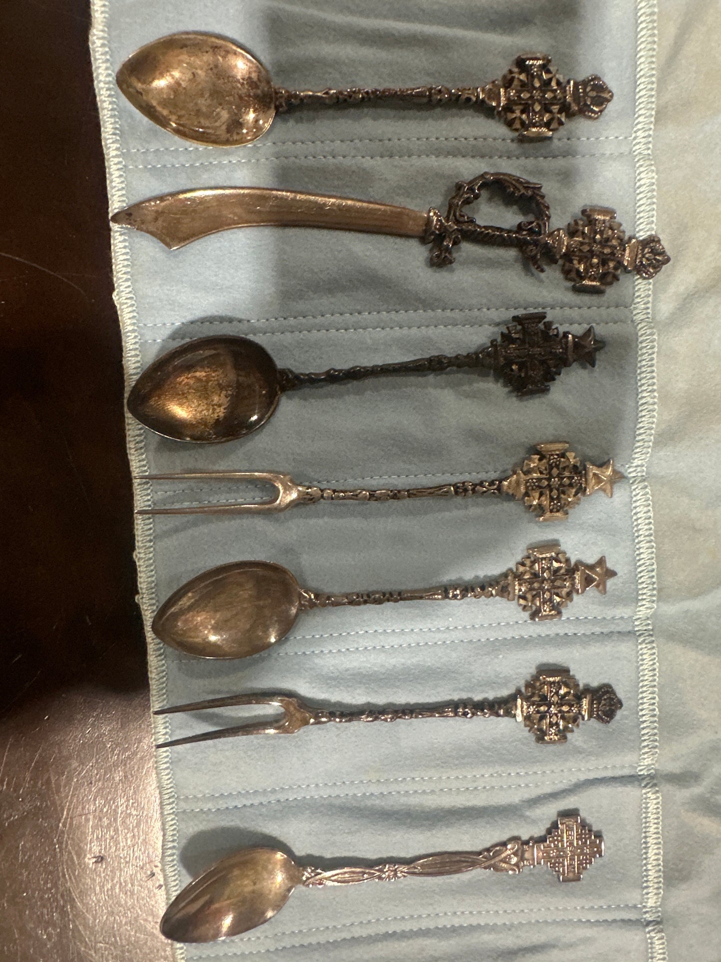 Antique Silver Plated Jerusalem -Pilgrimmage AD 1900