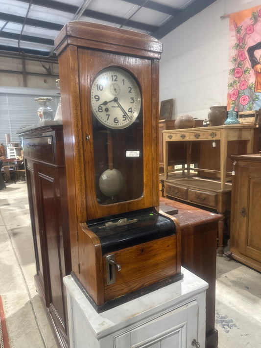 German manual time clock