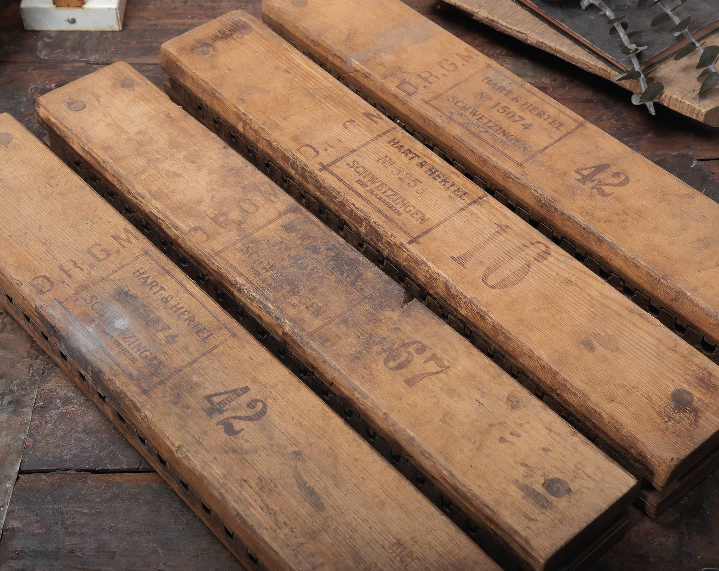 Vintage Wooden Cigar Mold from Argentina