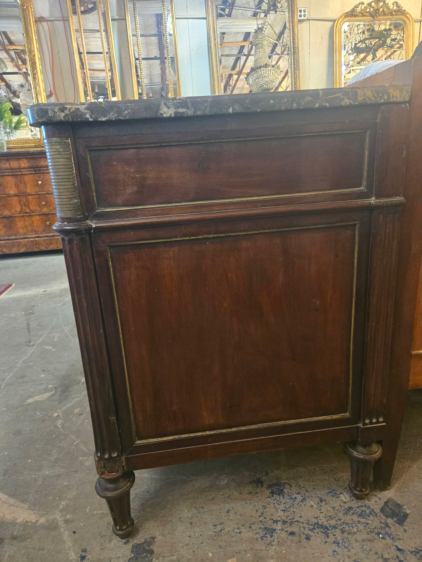 18th Century French Louis XVI Marble-Top Commode, Circa 1780