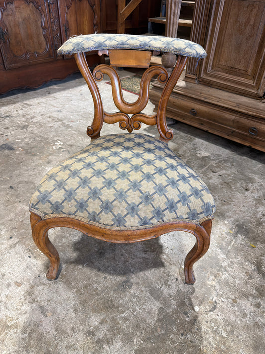 French Prayer Chair Circa 1870