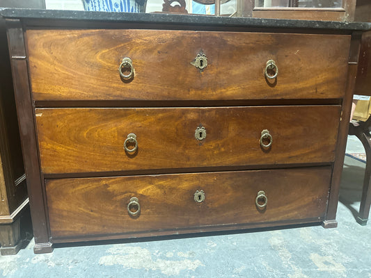 Early 1800s George III style Walnut commode