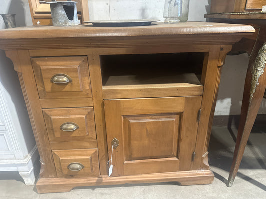 Rustic style cabinet w drawers