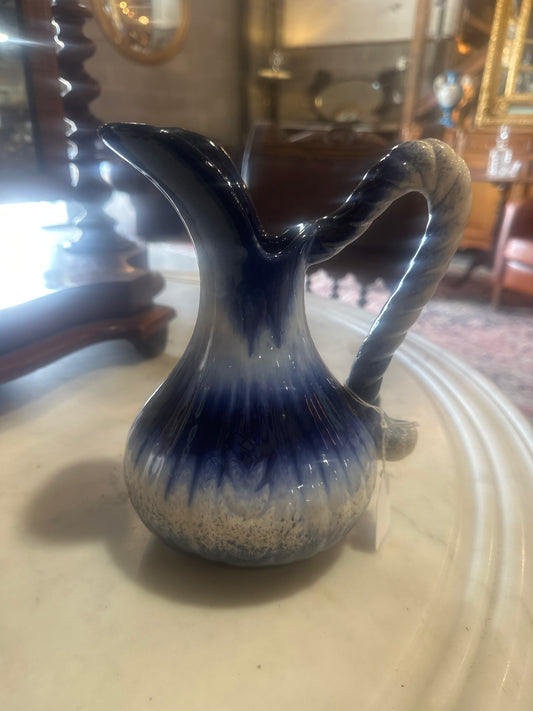 Blown glass pitcher