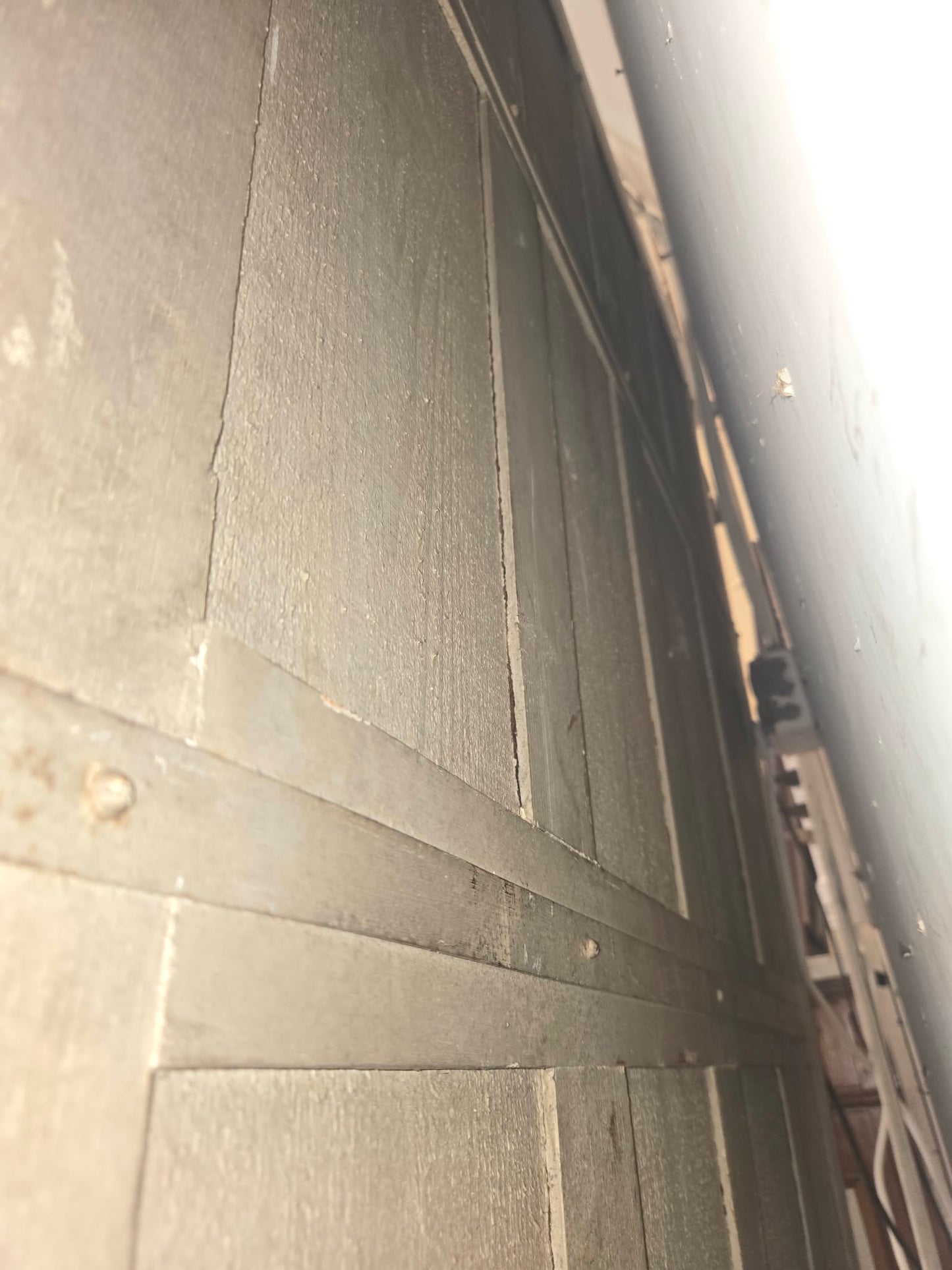 19th Century French Architectural Door Mirror from Provence