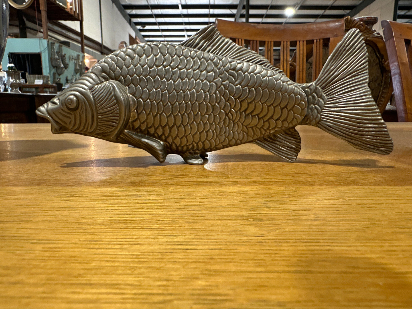 Vintage Pewter Fish