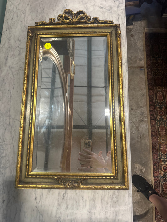 1950s gilded bow mirror
