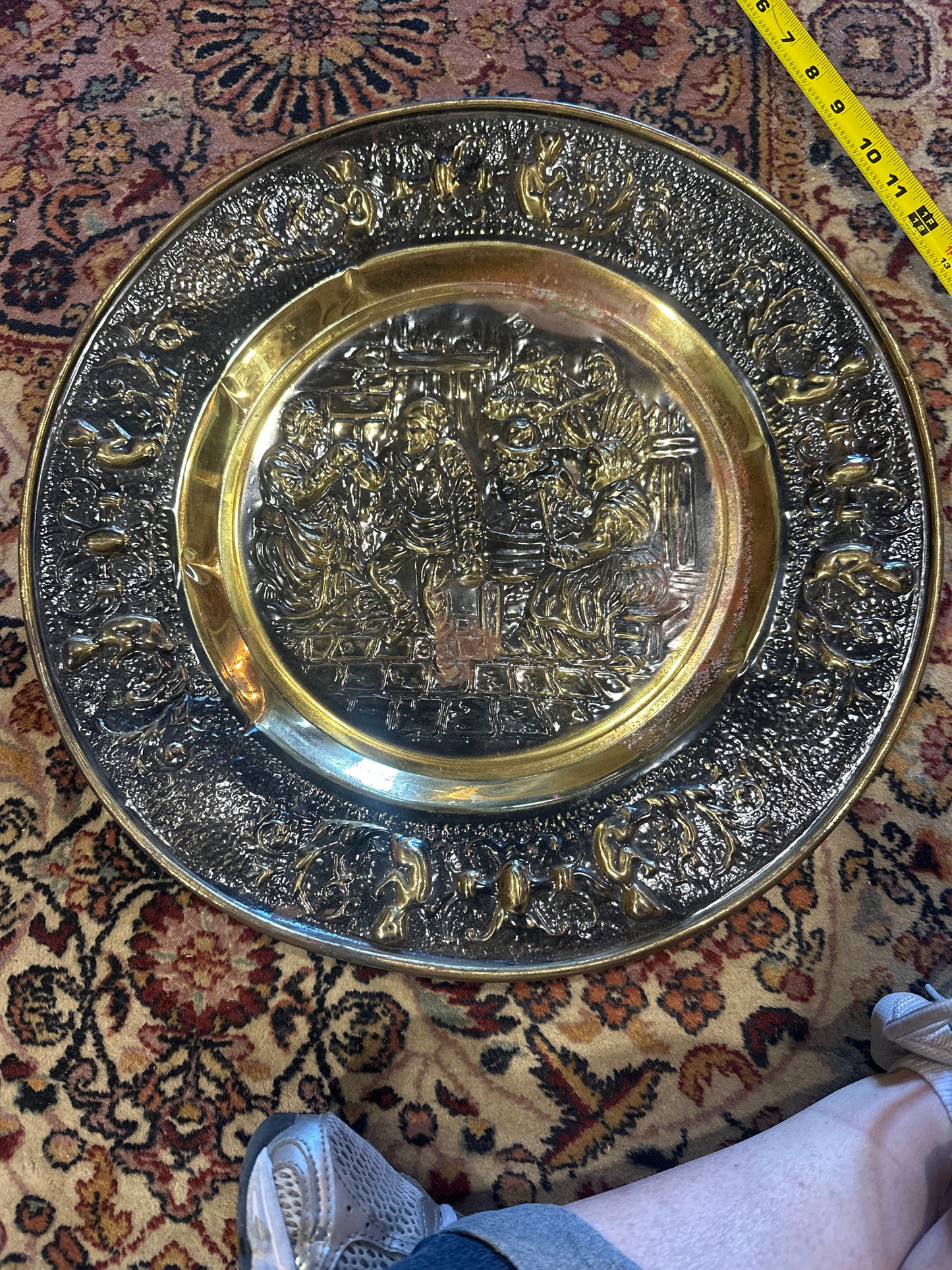 Mid Century Peasant Charger