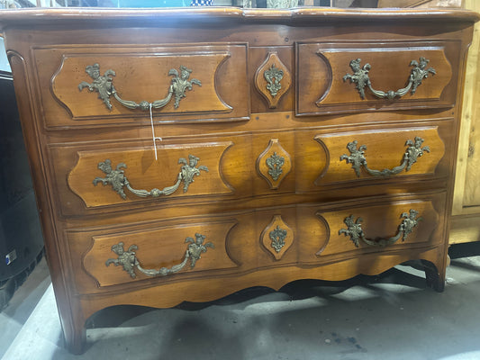 Louis XV cherry wood dresser