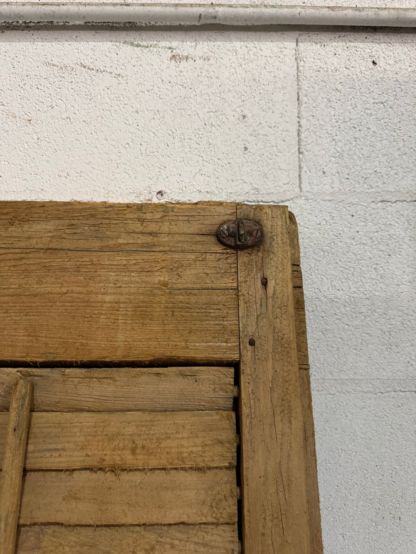 Reclaimed Louvered Wood Shutter Doors