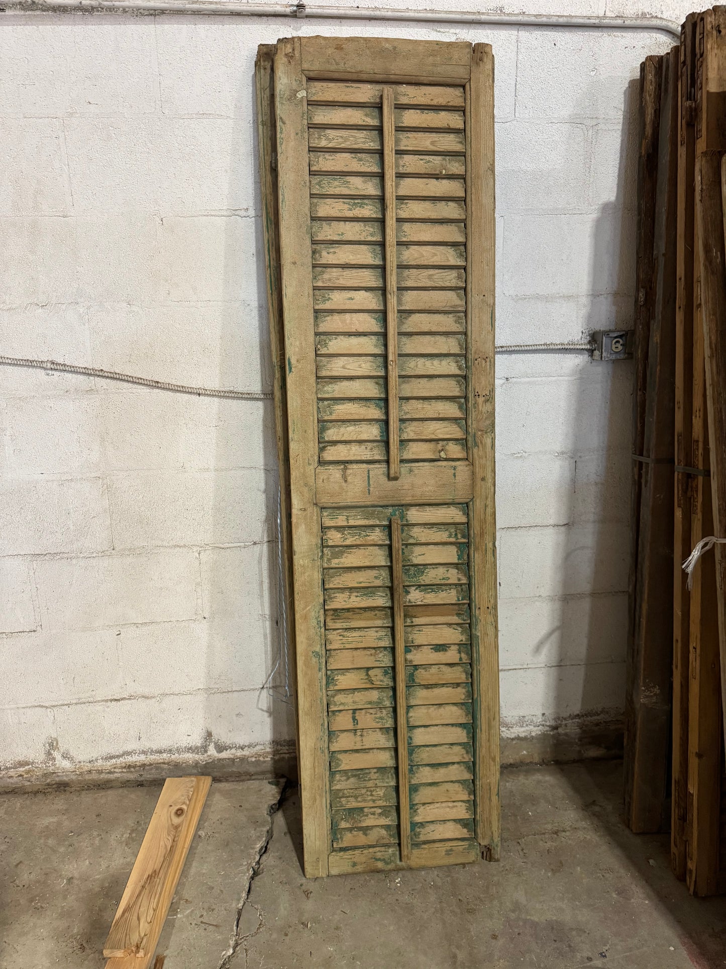 Antique Louvered Shutter Doors