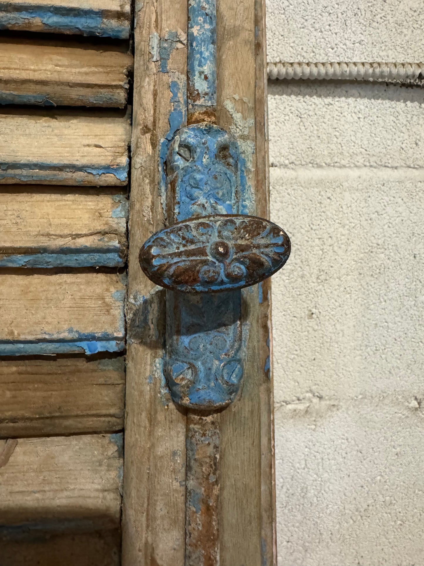 Antique Louvered Shutter Doors
