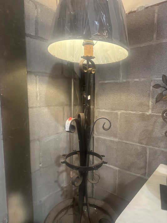 Umbrella holder/ lamp wrought iron