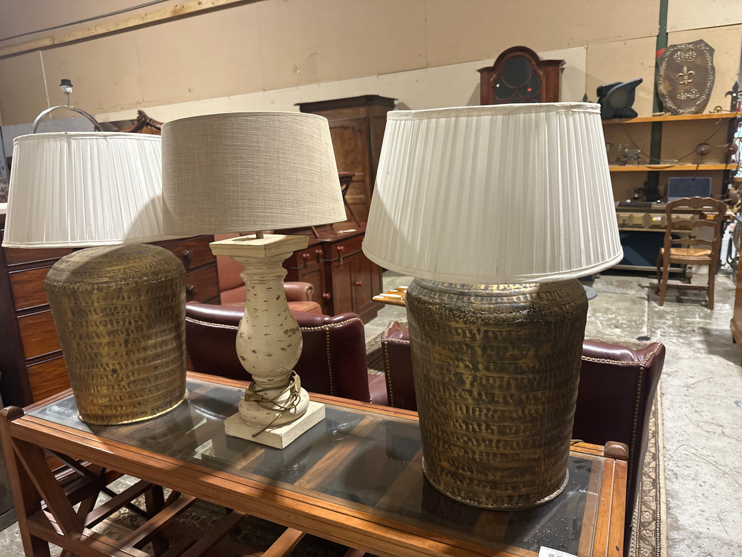 Pair of Vintage jar lamps