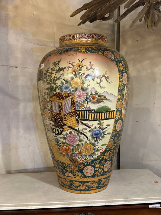 Japanese Satsuma Style Vase