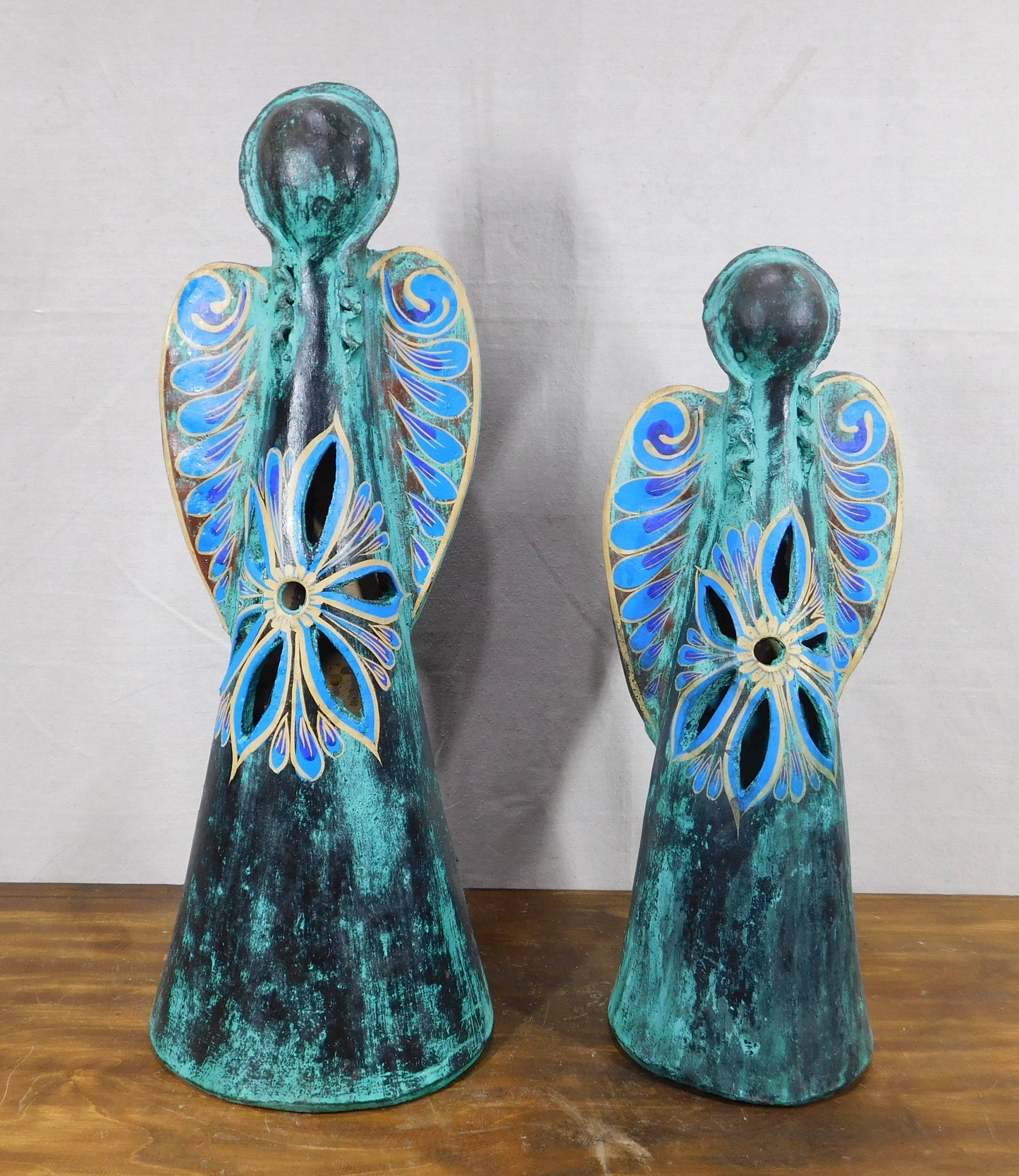 Clay Angel-ER-Clay-Hand Painted-Home Decor-Two Sizes