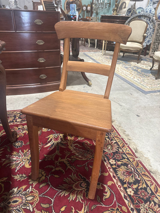 Set of 6 early century teak dining chairs