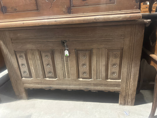 1880s French oak coffer