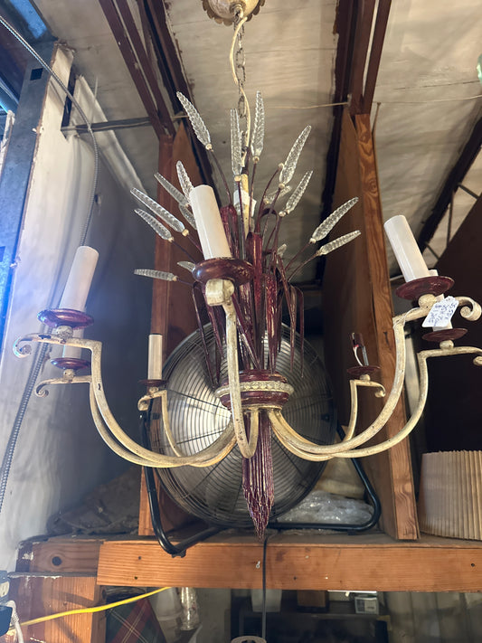 “Kansas” The Wheat Chandelier
