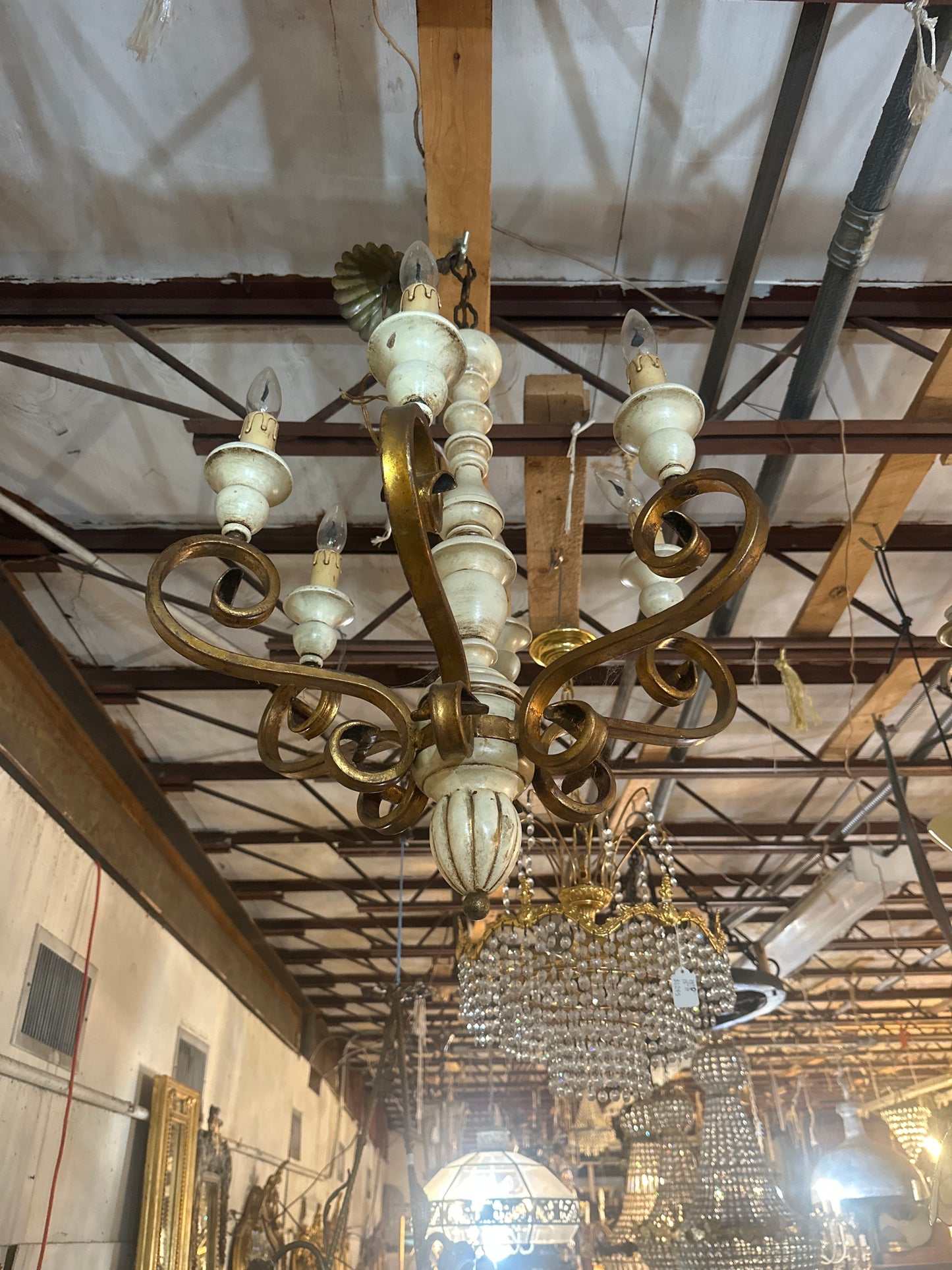 Vintage Tuscan Revival Chandelier