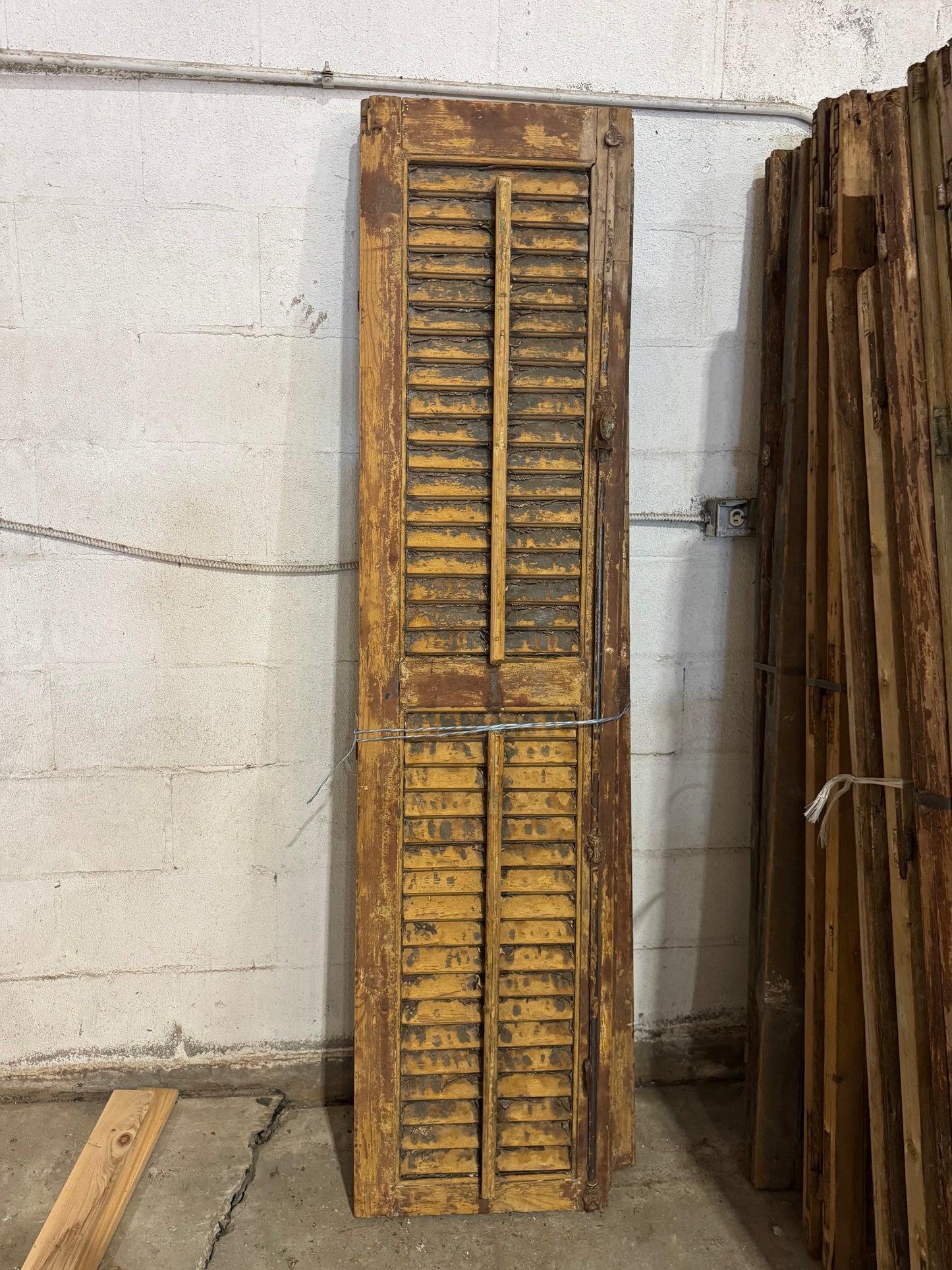 Antique Louvered Shutter Doors