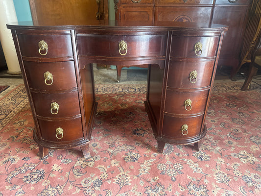 19th Century Eduardian Kidney Desk