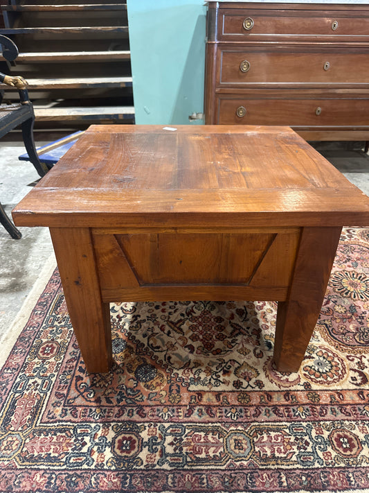1920s oak side table