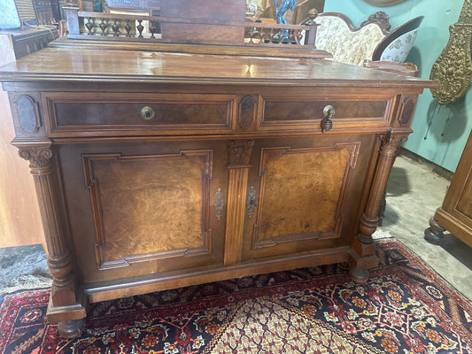 Early 1900s walnut sideboard