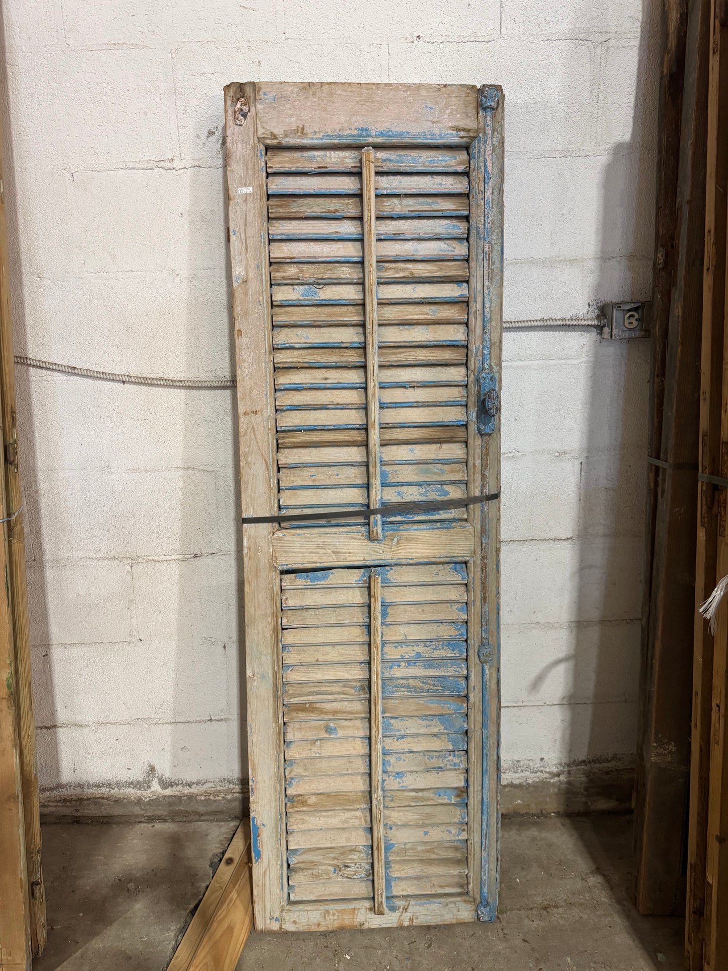 Antique Louvered Shutter Doors