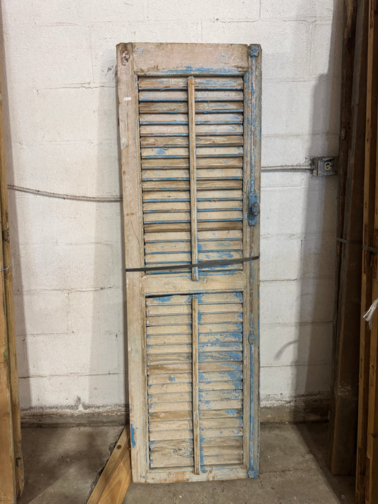 Antique Louvered Shutter Doors