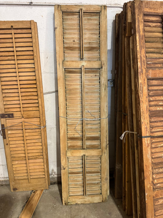Reclaimed Louvered Wood Shutters