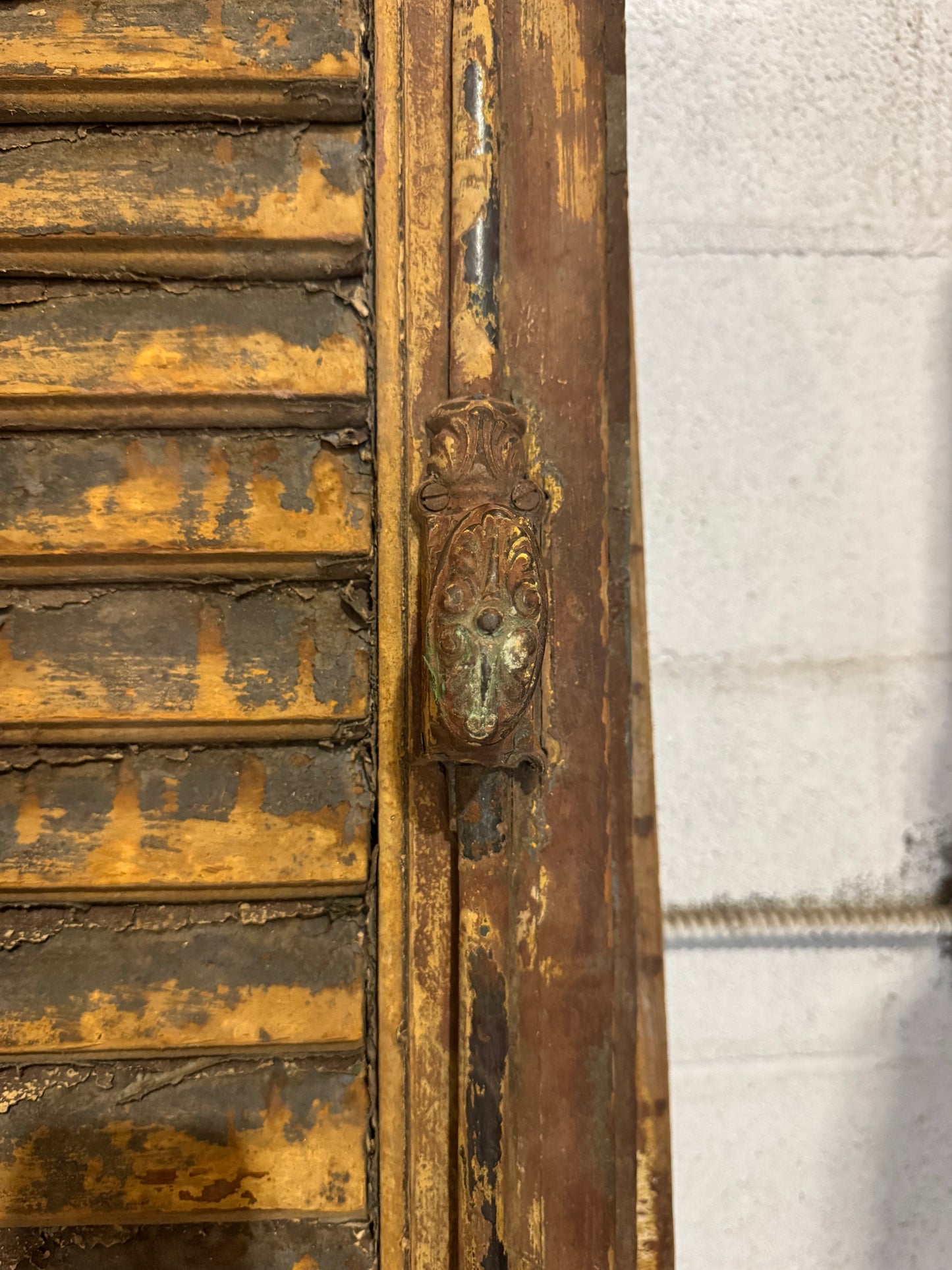 Antique Louvered Shutter Doors