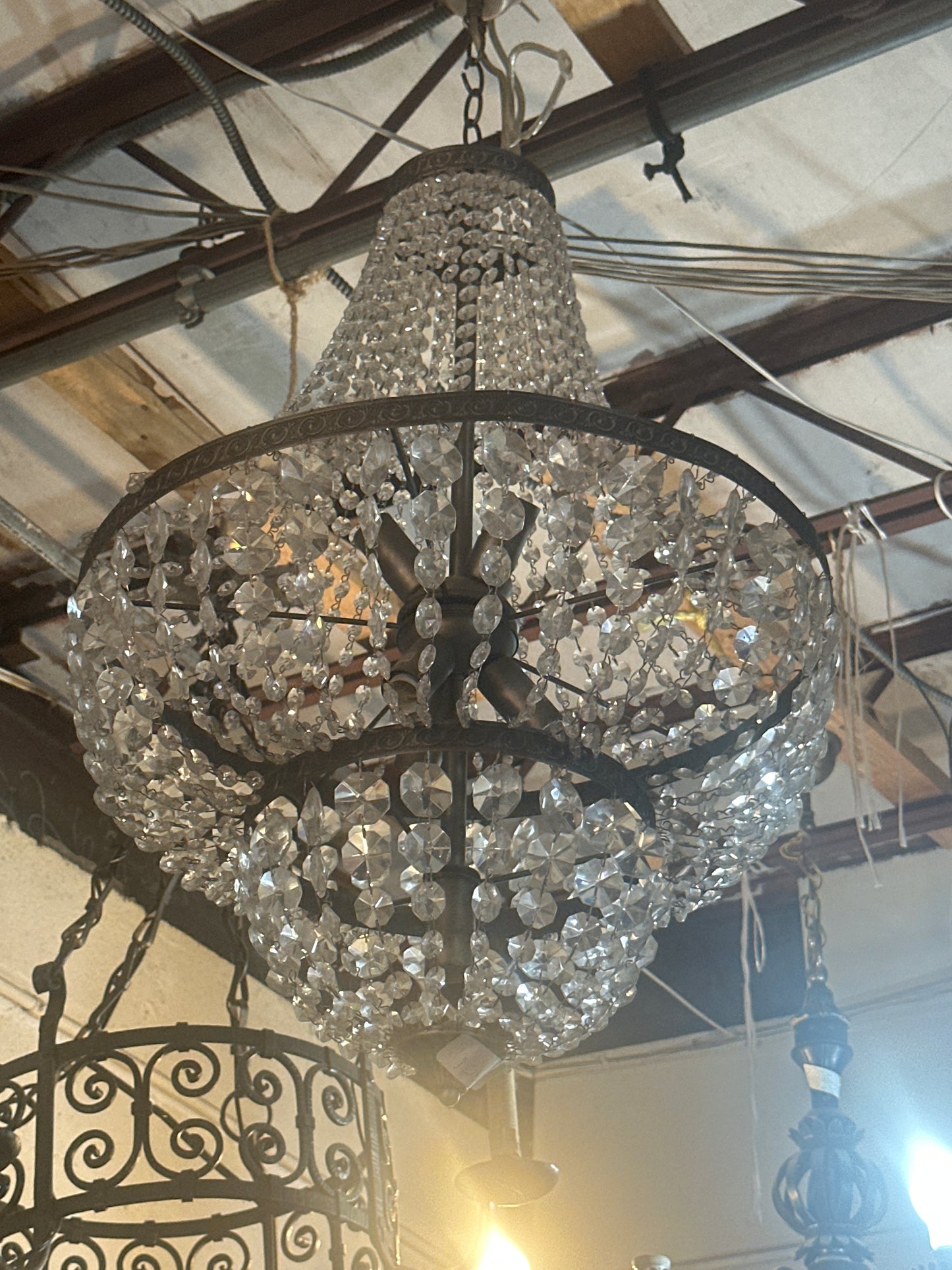 French Empire Napoleonic Style Chandelier