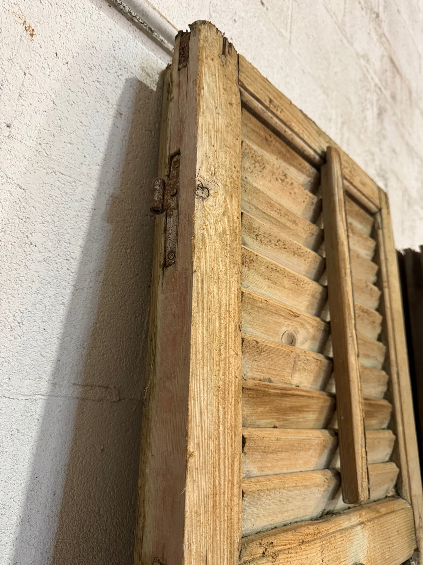 Reclaimed Louvered Wood Shutters
