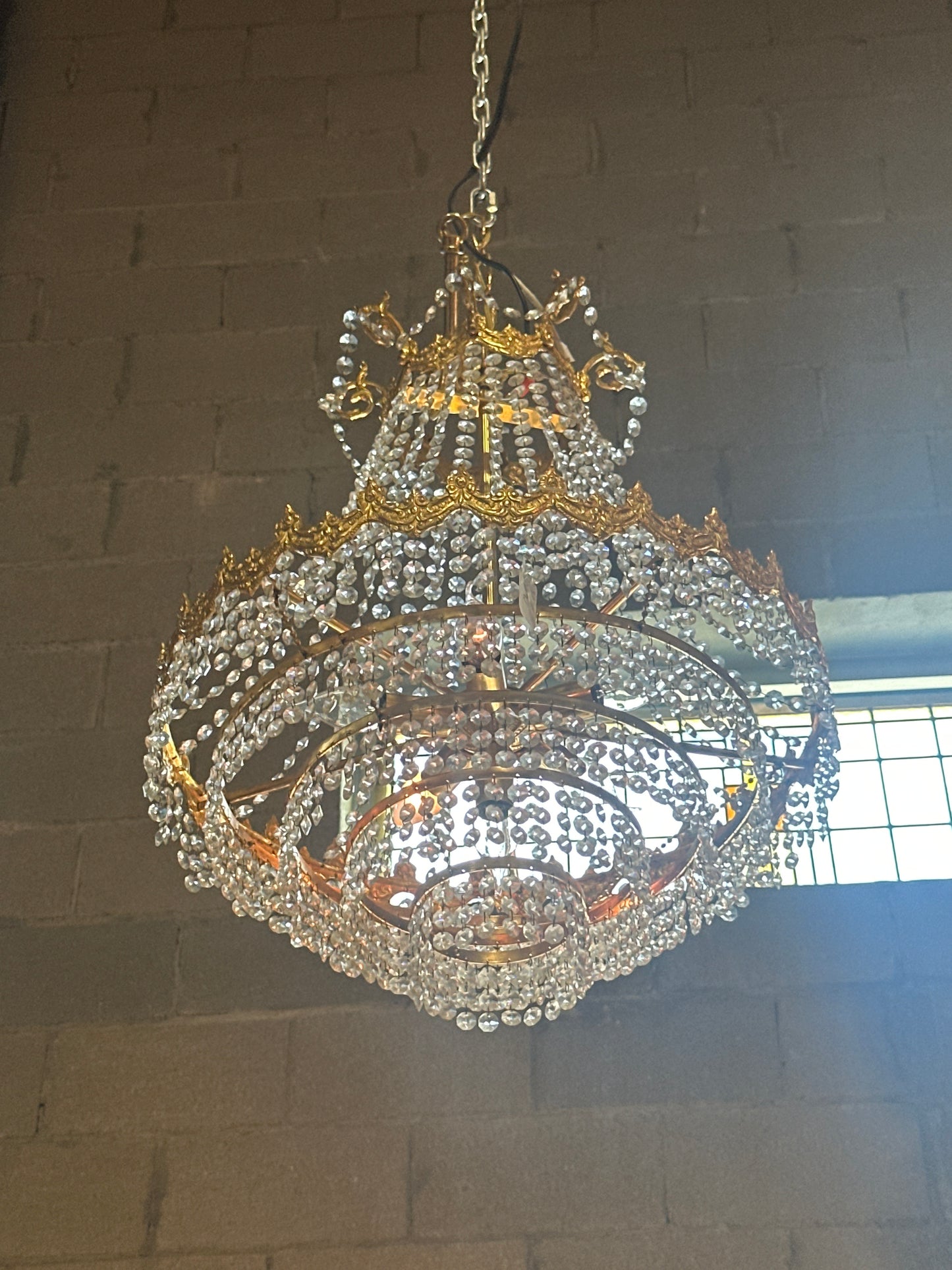 Tired Crystal Chandelier